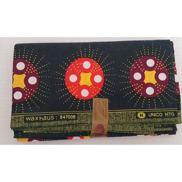 Waxhaus Fabric Textile 847008 Unico HTG Java Block Prints Not used Colorful - Picture 1 of 9